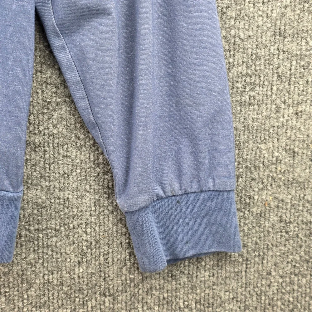 TravisMathew‎ Mens Blue Striped Quarter Zip Pullover Sweater Size S Mock Neck